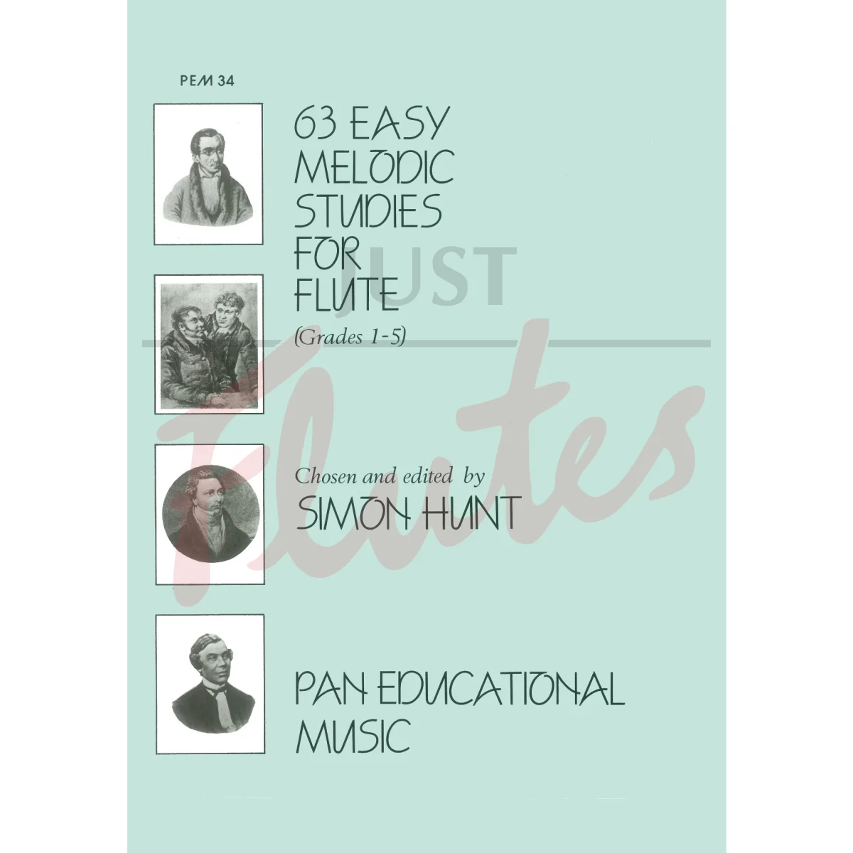 63 Easy Melodic Studies for Flute