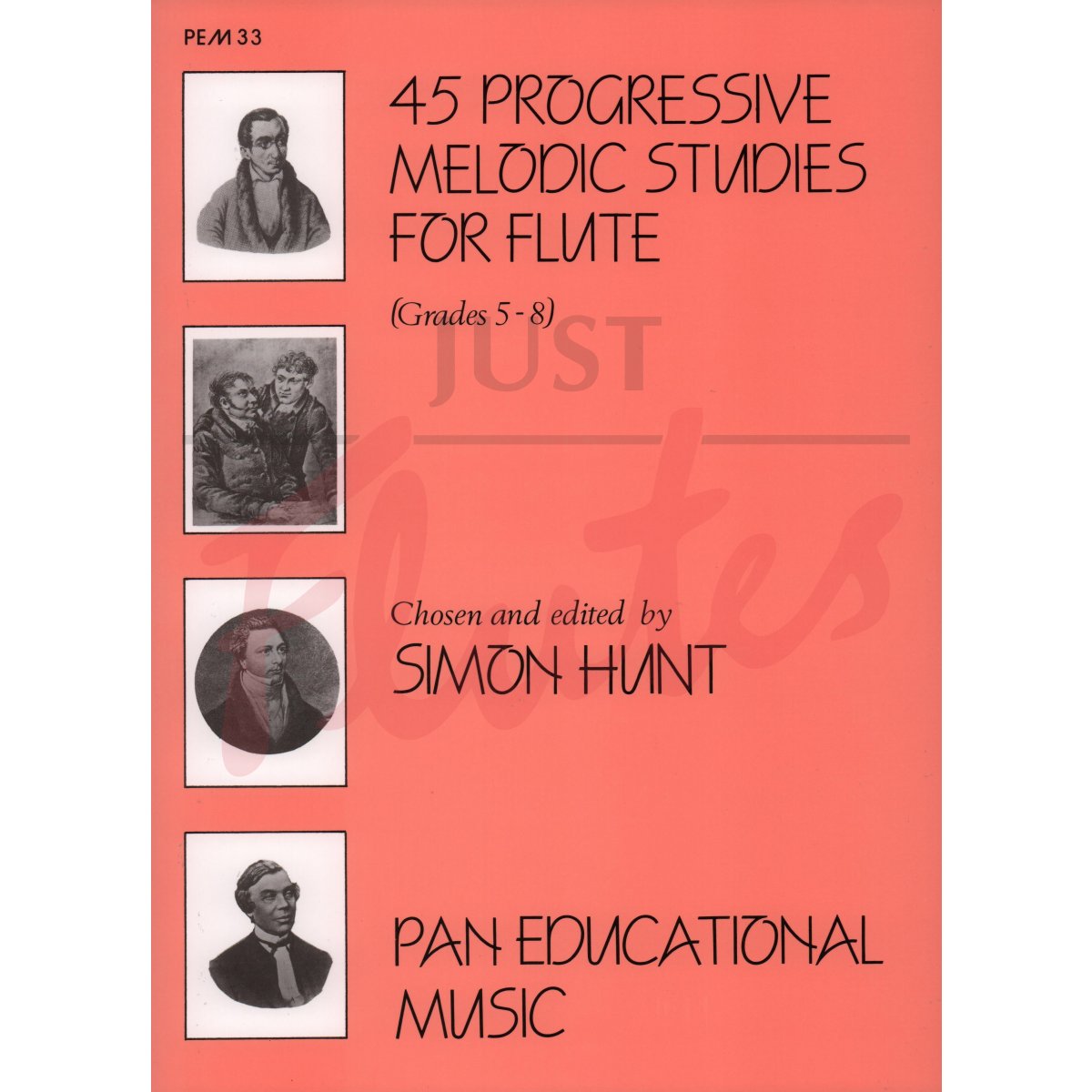 45 Progressive Melodic Studies for Flute