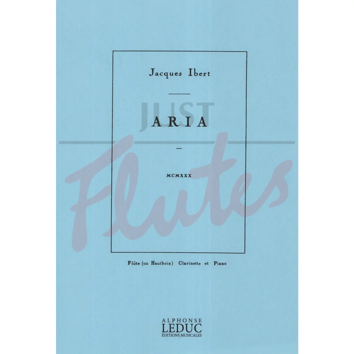 Aria for Flute, Clarinet and Piano