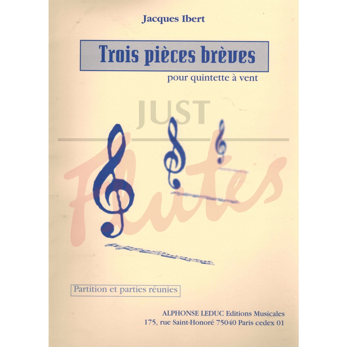 Trois Pièces Brèves for Wind Quintet