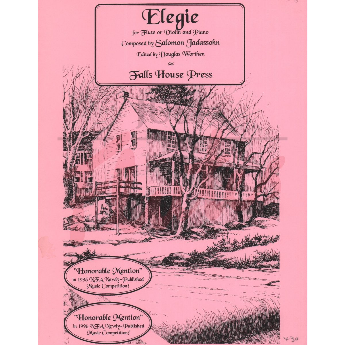 Elegie for Flute or Violin and Piano 