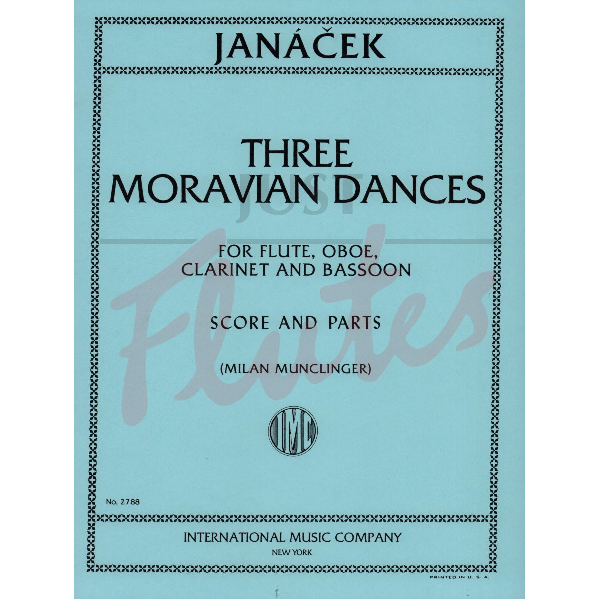 Three Moravian Dances for Flute, Oboe, Clarinet and Bassoon