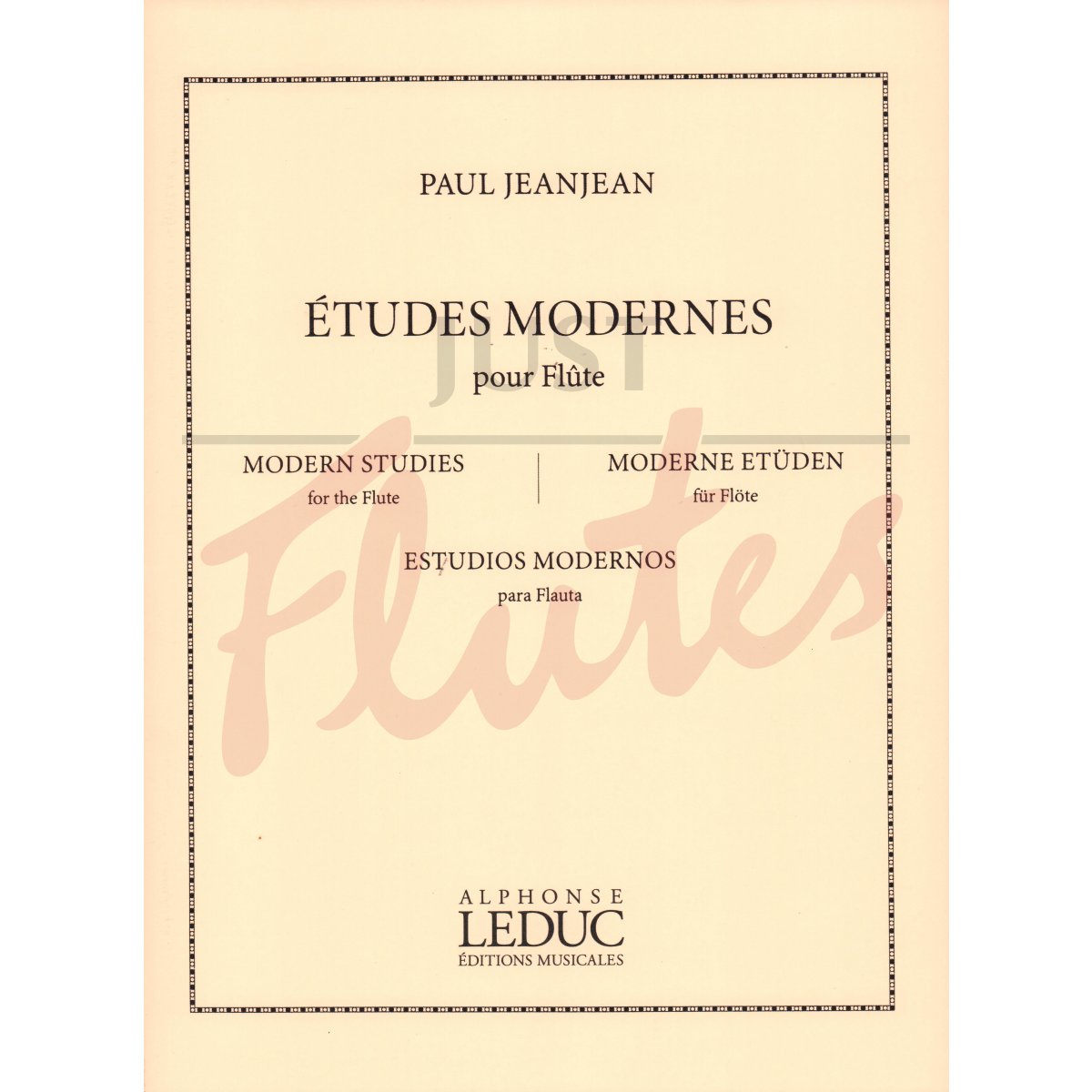 Modern Studies for the Flute