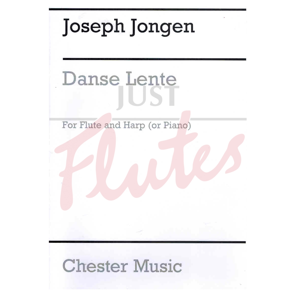 Danse Lente for Flute and Harp (or Piano)