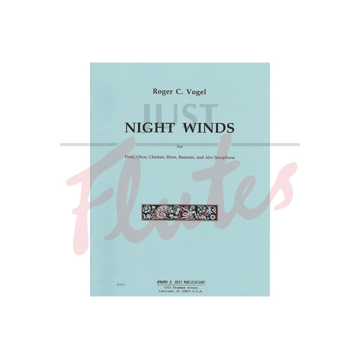 Night Winds for Flute, Oboe, Clarinet, Horn, Bassoon and Alto Saxophone