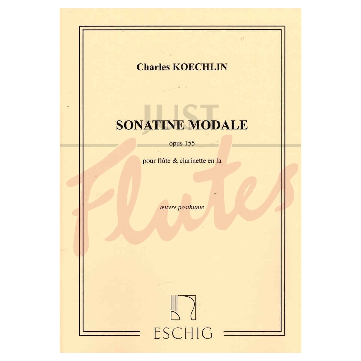 Sonatine Modale for Flute and Clarinet in A