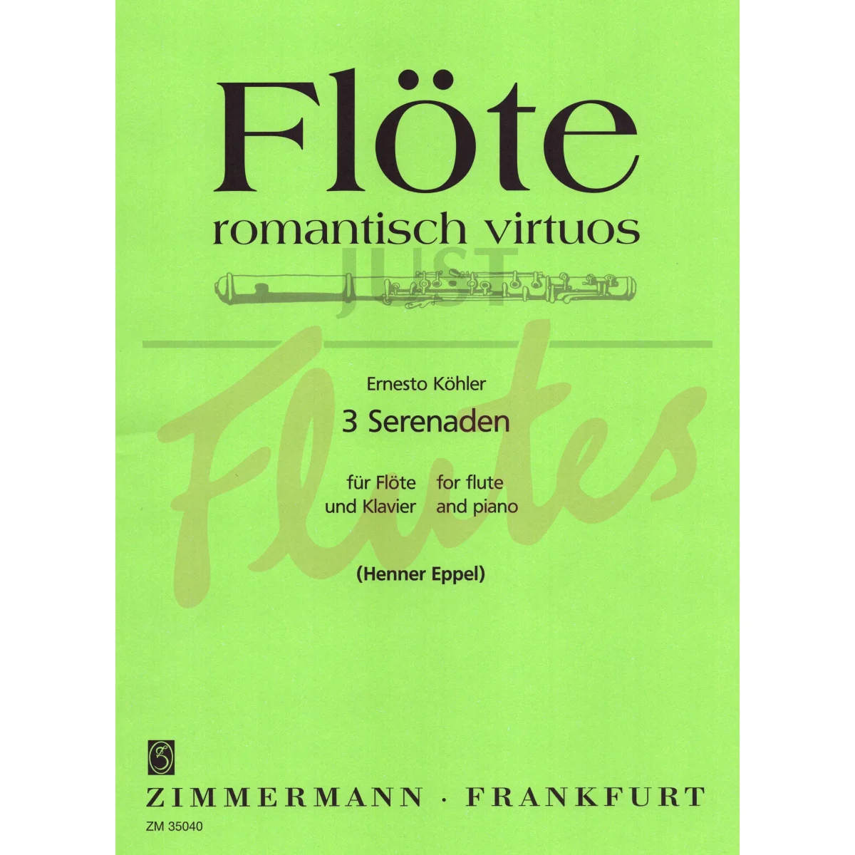 3 Serenades for Flute and Piano
