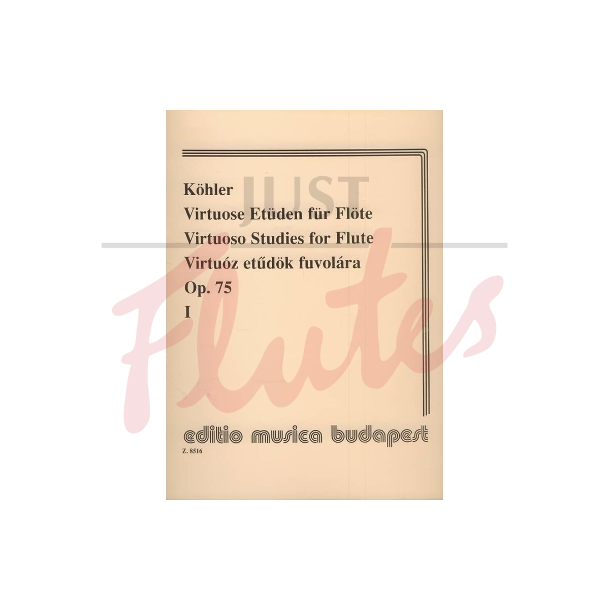 Virtuoso Studies for Flute, Op. 75 Vol. 1