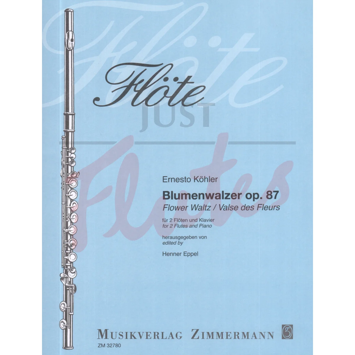 Valse des Fleurs for Two Flutes and Piano
