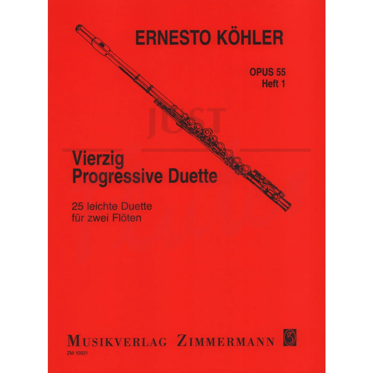 40 Progressive Duets for Two Flutes, Vol. 1