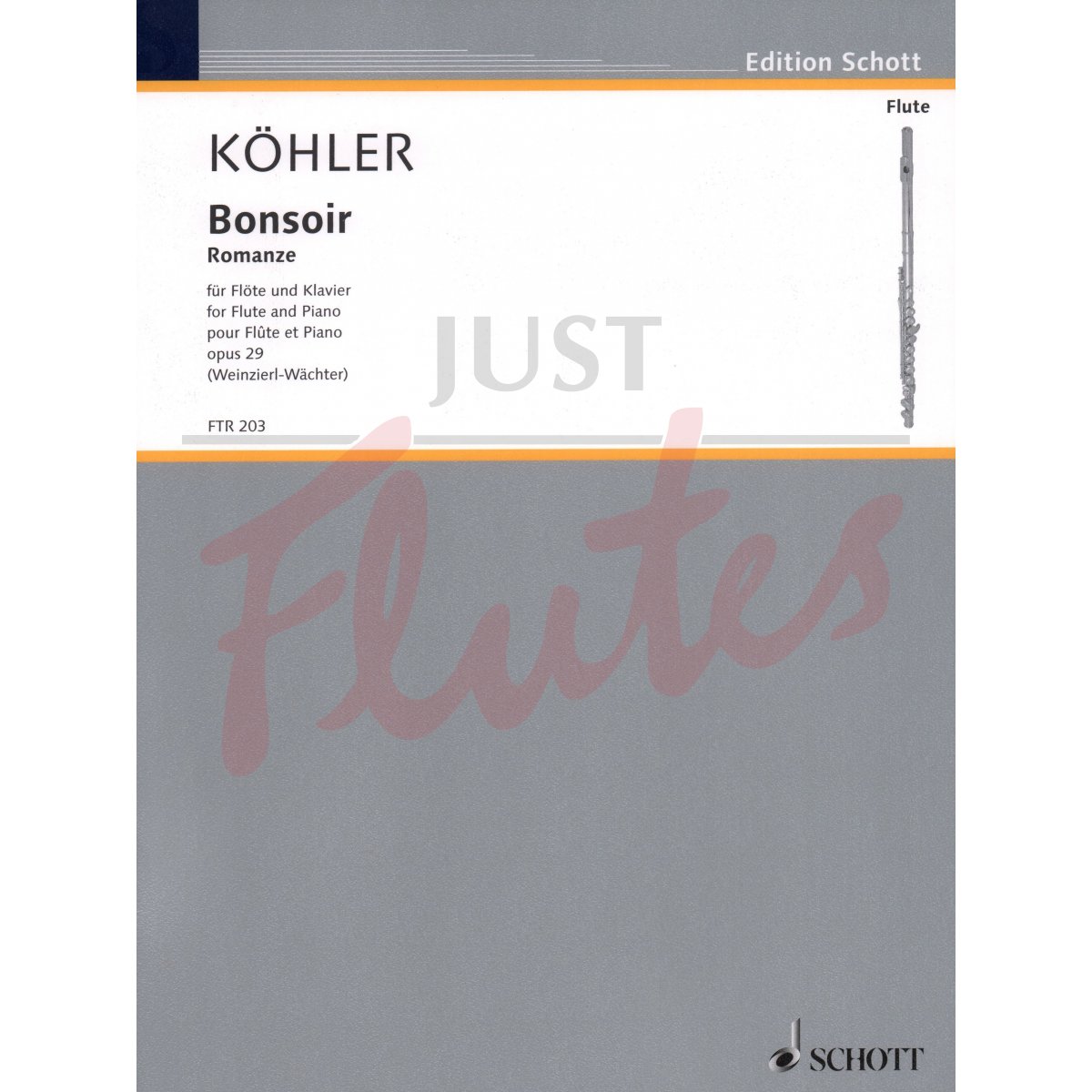 Bonsoir (Romance) for Flute and Piano