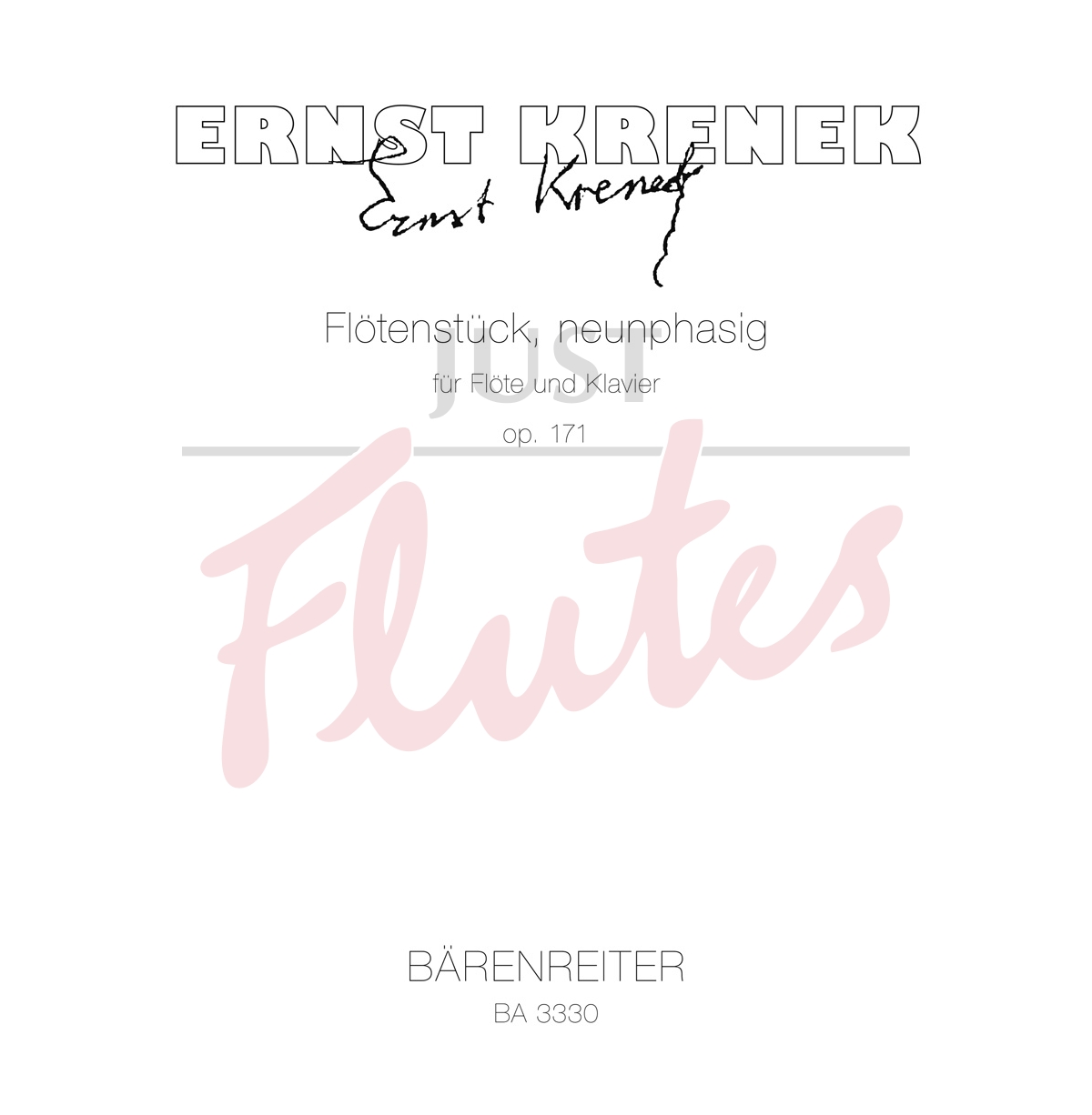 Flute Piece in Nine Phases for Flute and Piano
