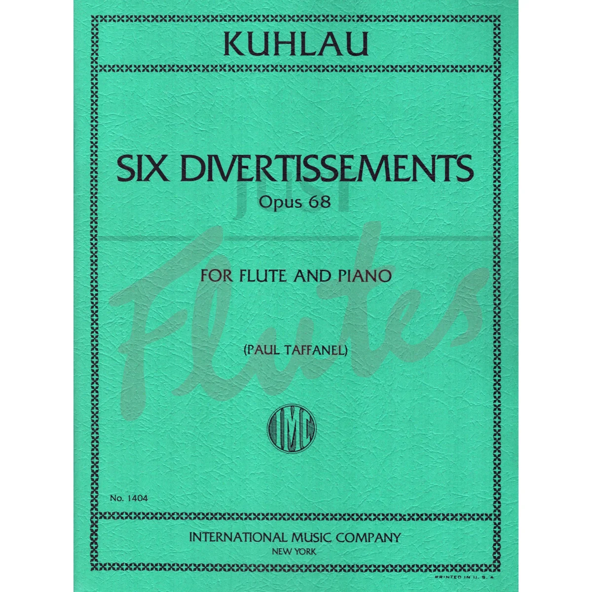 Six Divertissements for Flute and Piano