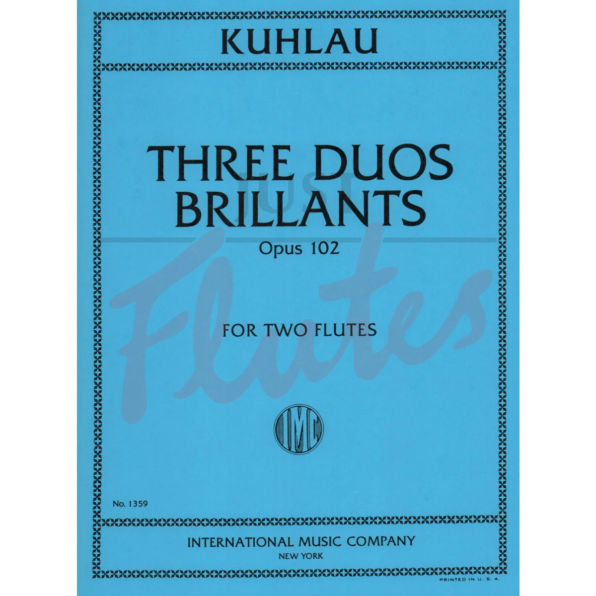 Three Duos Brillants for Two Flutes