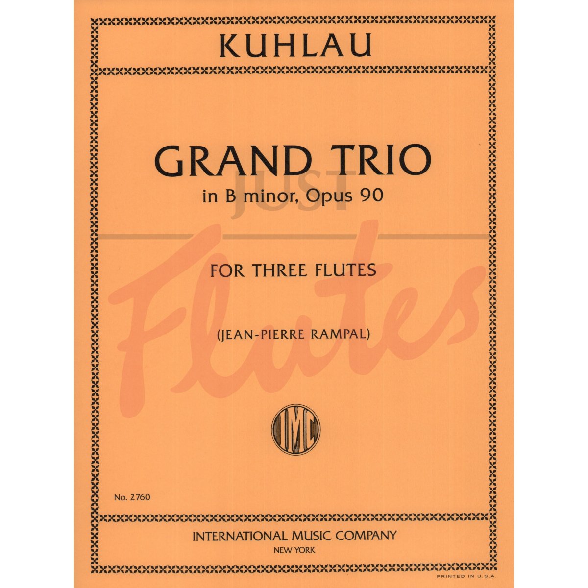 Grand Trio in B minor for Three Flutes