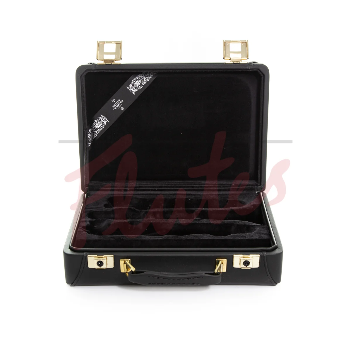 Buffet-Crampon BC6721L Traditional-style Leather-bound Clarinet Case with Combination Lock