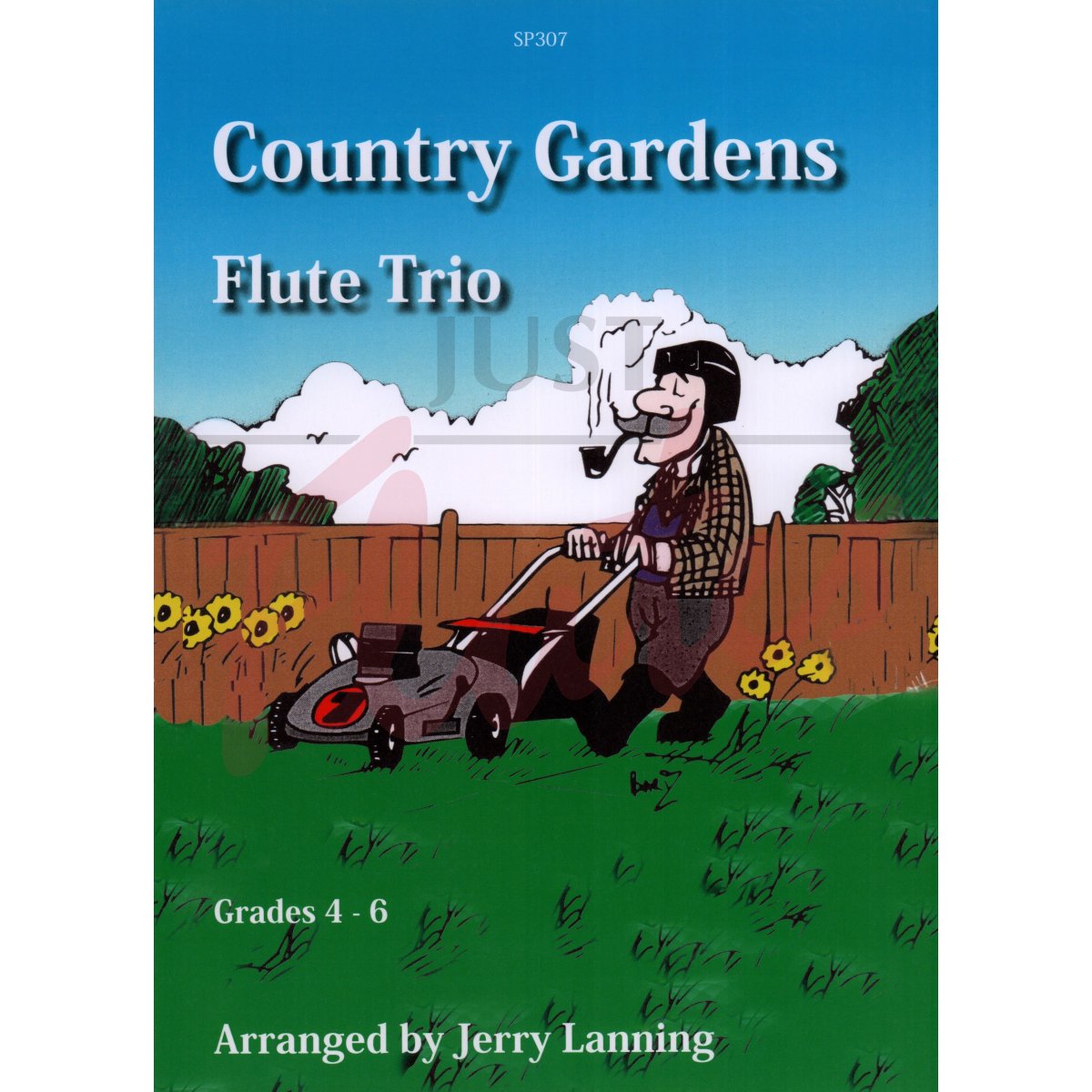 Country Gardens for Three Flutes