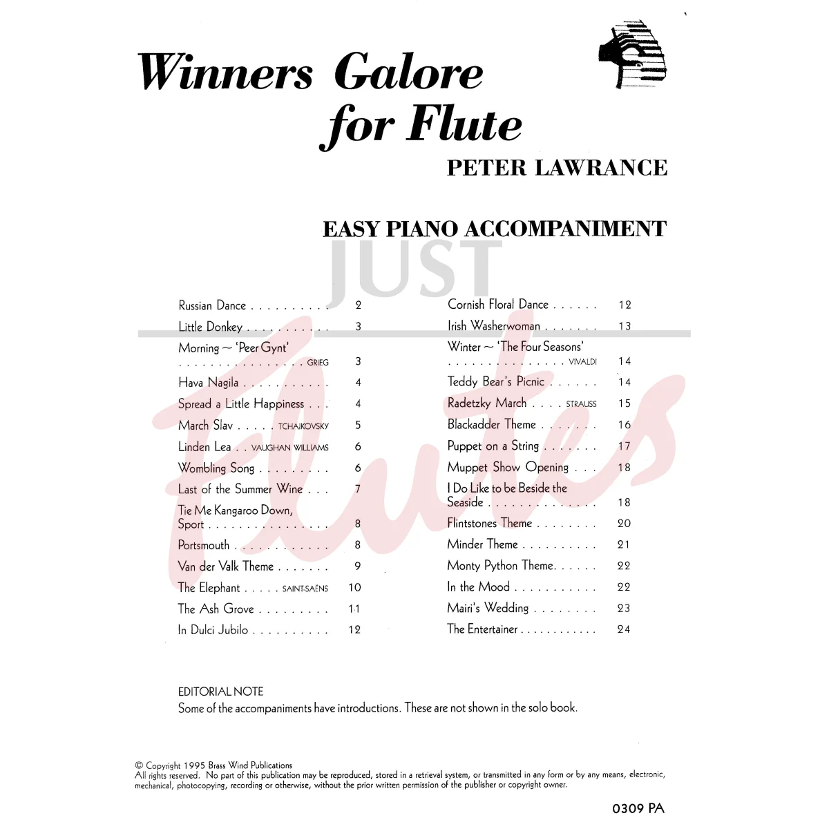 Winners Galore for Flute [Piano Accompaniment]