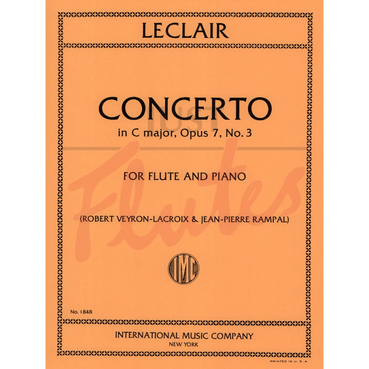 Concerto in C major for Flute and Piano
