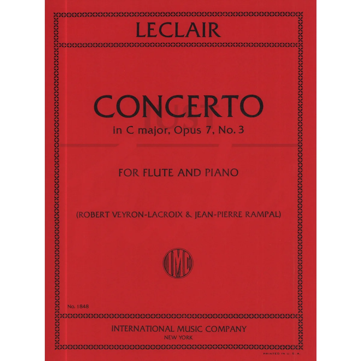 Concerto in C major for Flute and Piano