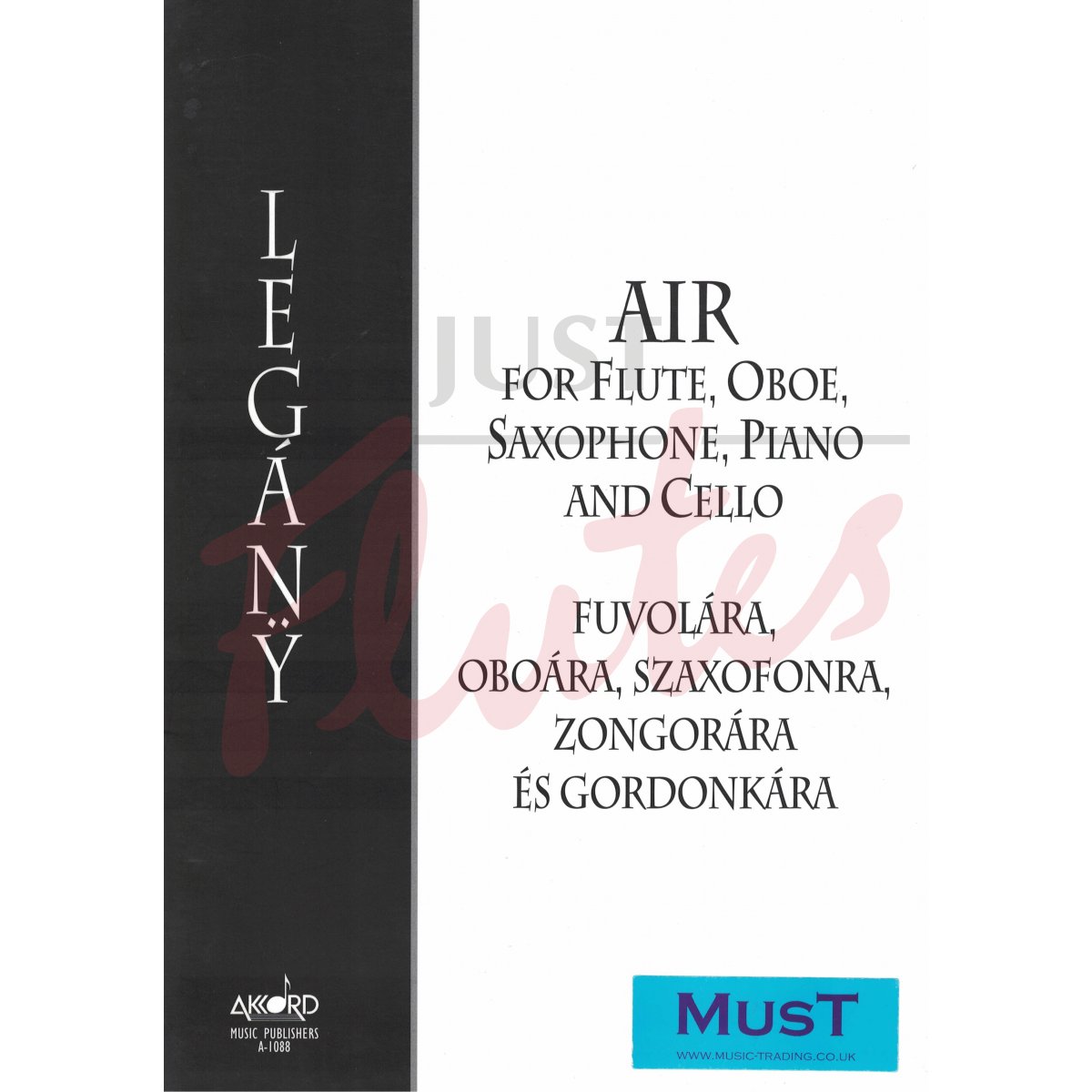 Air for Flute Oboe, Saxophone, Piano and Cello