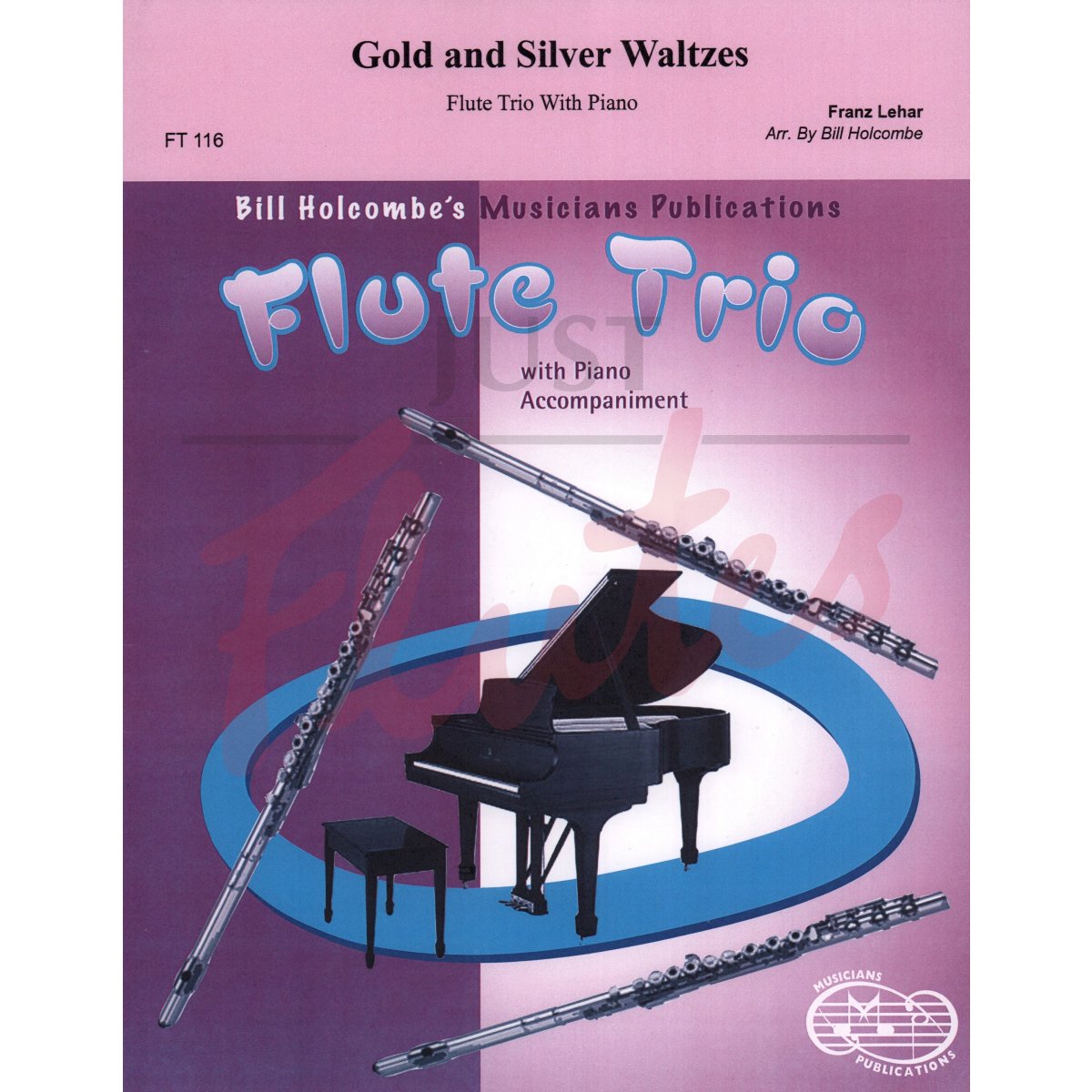 Gold and Silver Waltzes for Three Flutes and Piano