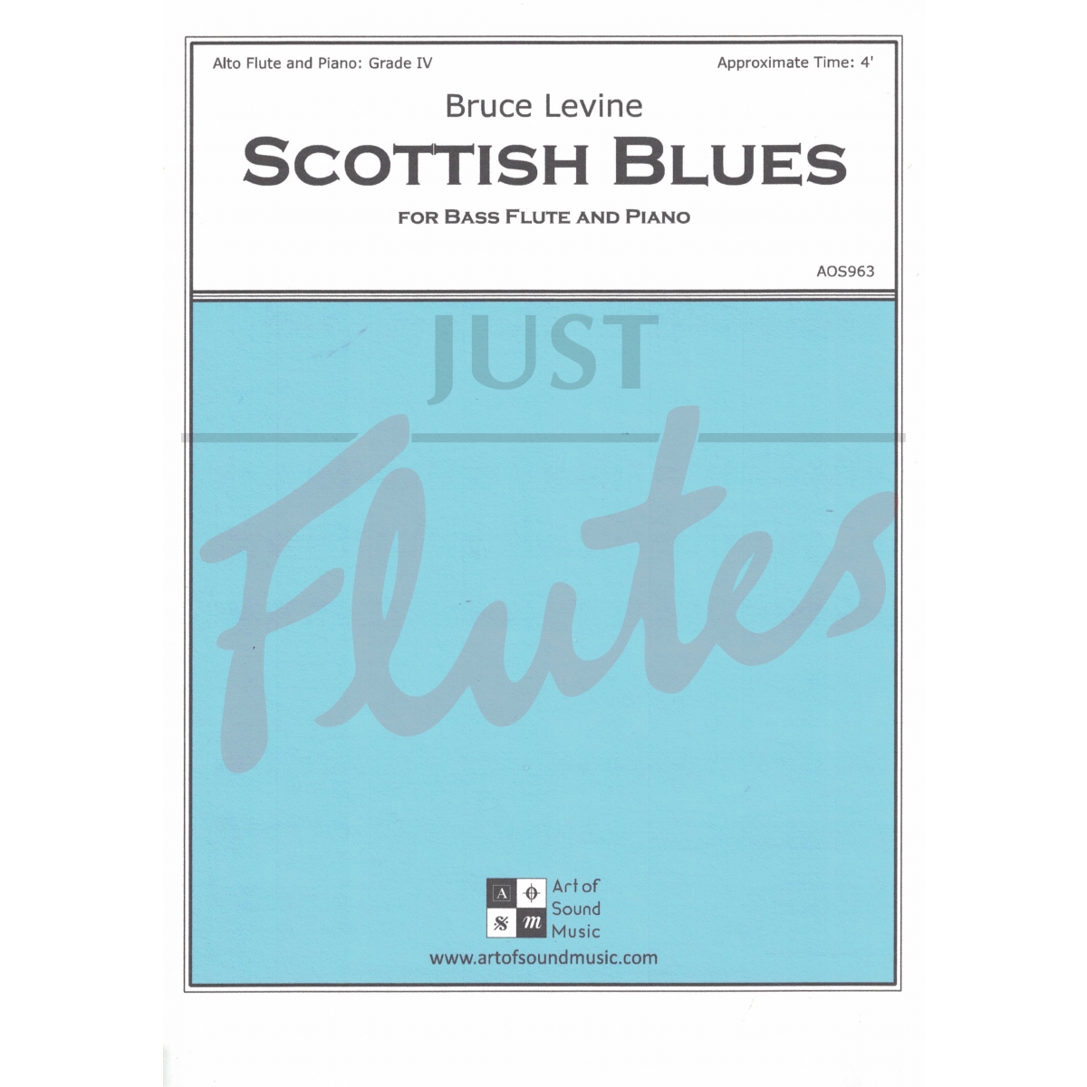 Scottish Blues for Bass Flute and Piano