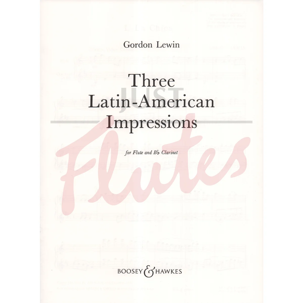 Three Latin-American Impressions for Flute and Clarinet