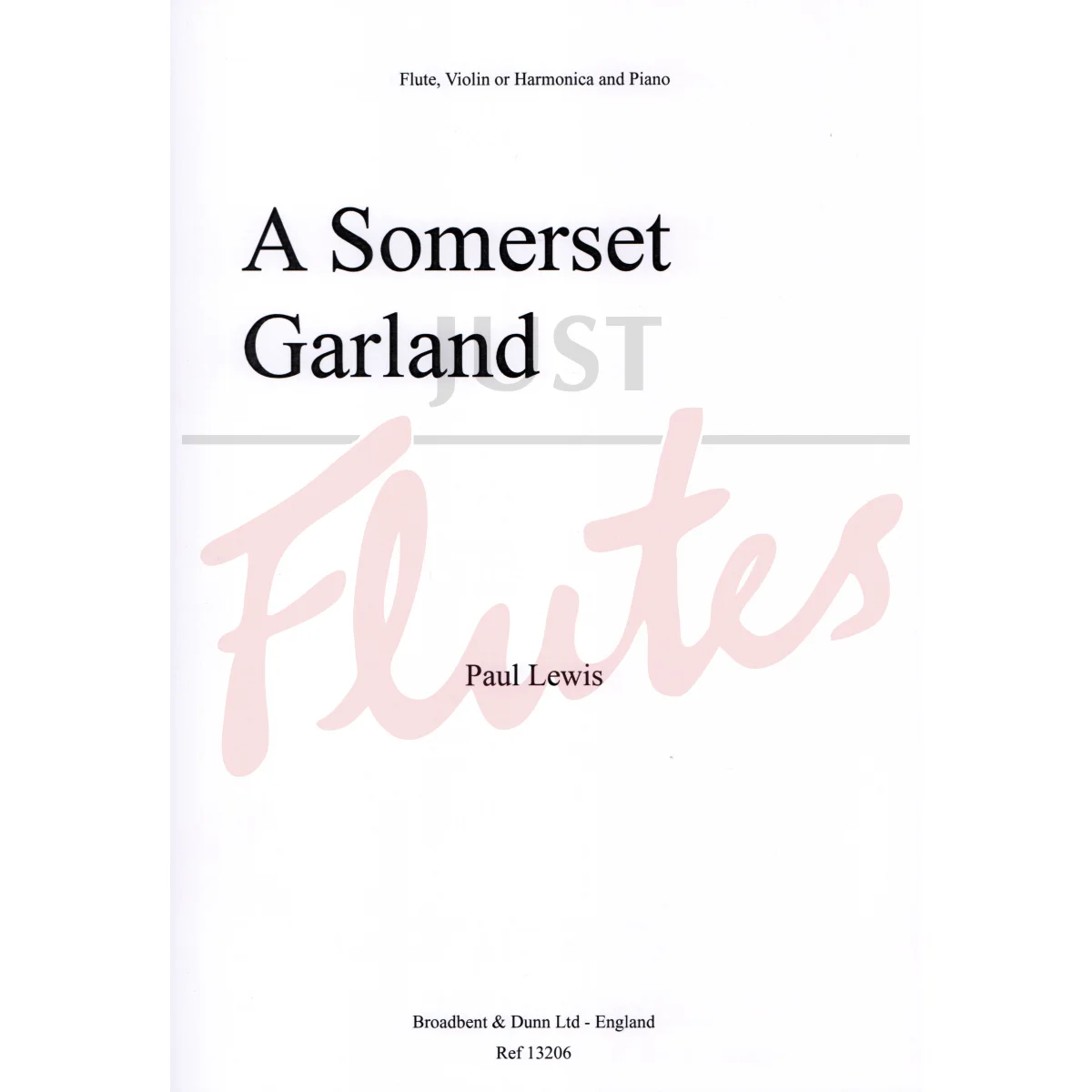 A Somerset Garland for Flute/Violin/Harmonica and Piano