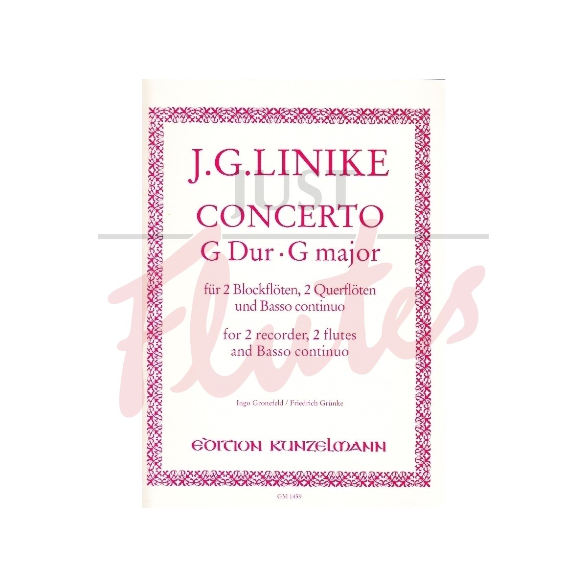 Concerto in G major for Four Flutes and Basso Continuo