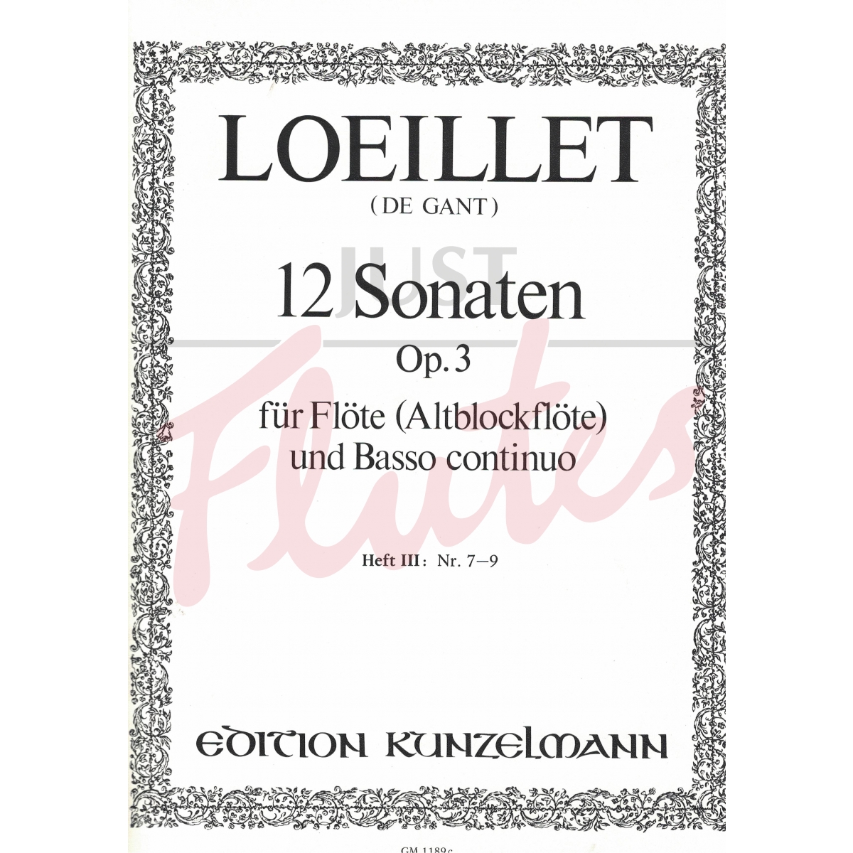 12 Sonatas Op.3, Vol 3 Nos 7-9