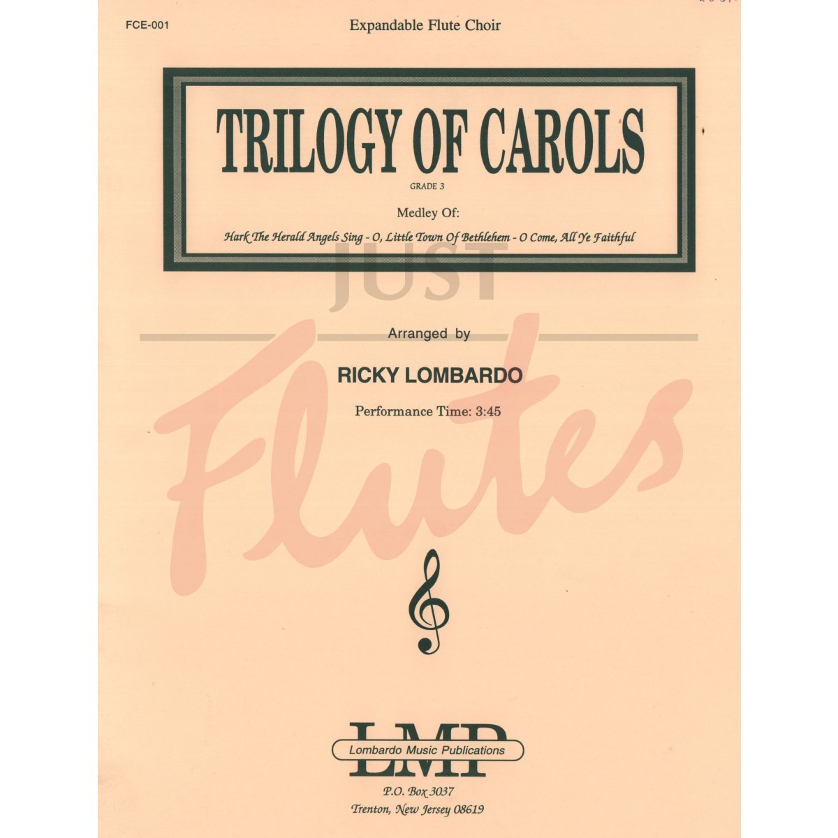 Trilogy of Carols for Expandable Flute Choir