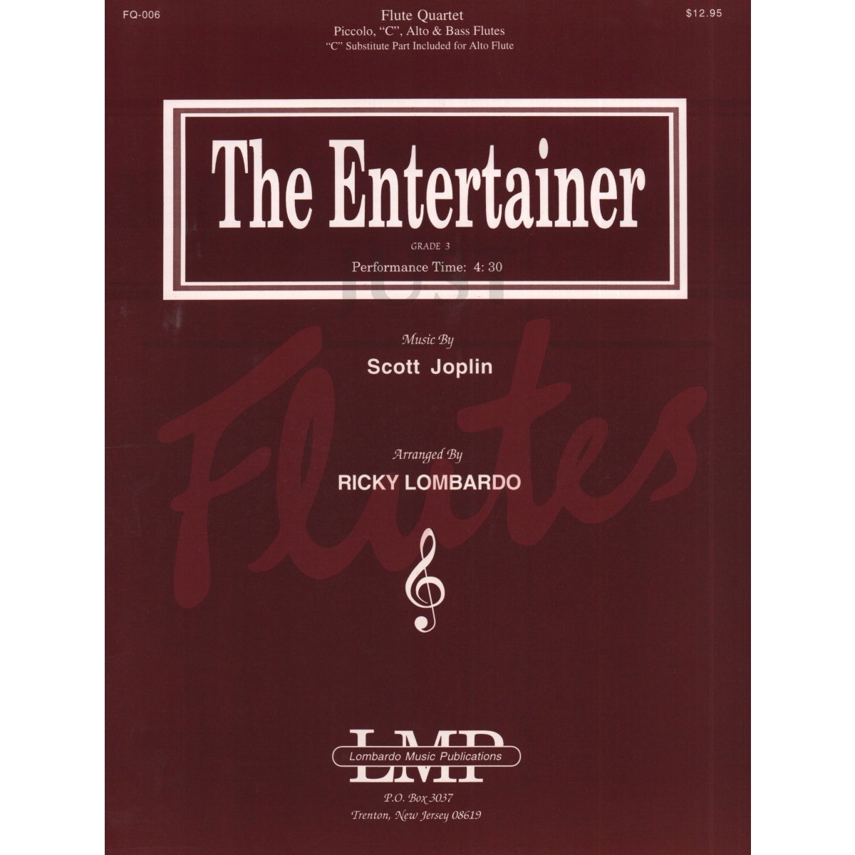 The Entertainer [Mixed Flute Quartet]