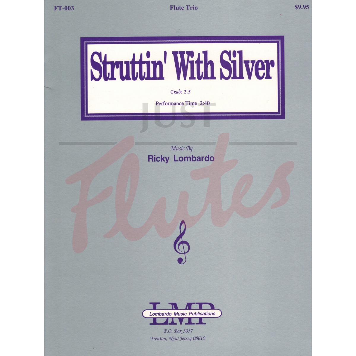 Struttin' With Silver for Three Flutes