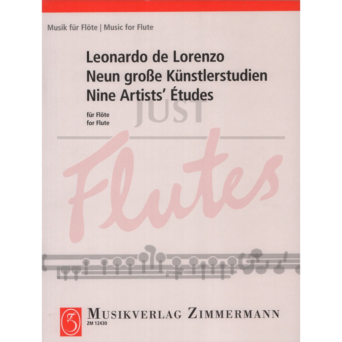 Nine Artists&#039; Etudes for Flute
