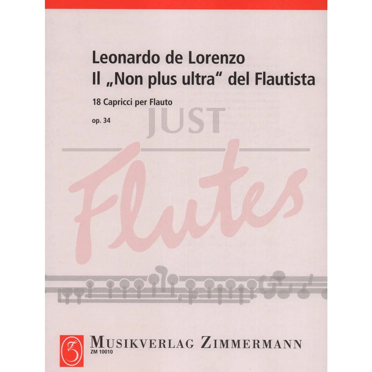Il &#039;Non plus ultra&#039; del Flautista - 18 Caprices for Flute