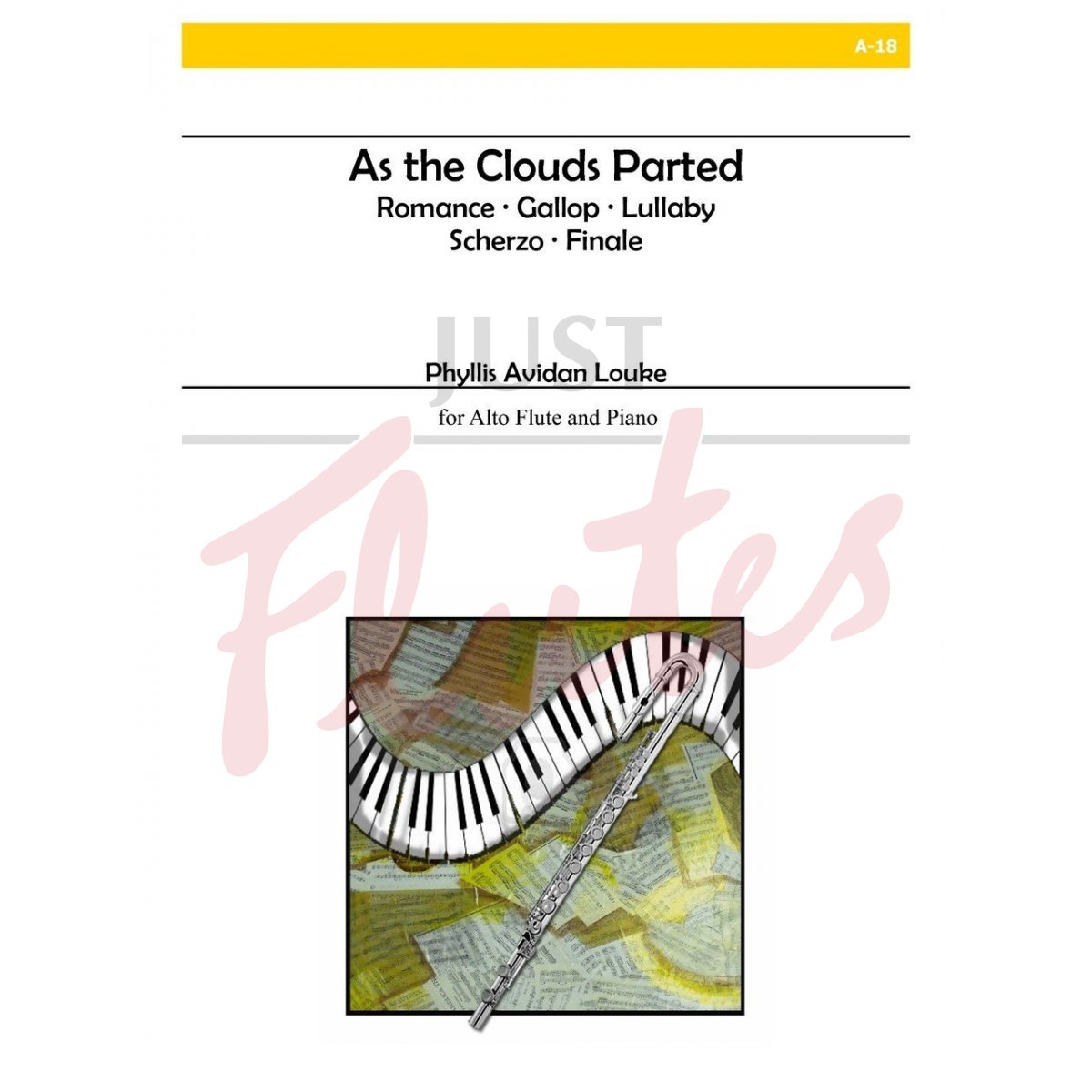 As the Clouds Parted for Alto Flute and Piano