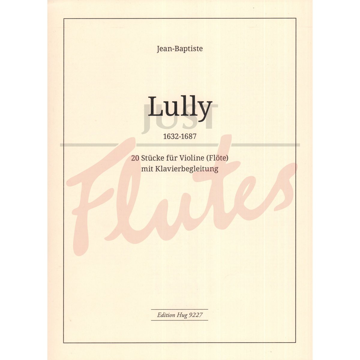 20 Pieces for Flute (or Violin) and Piano