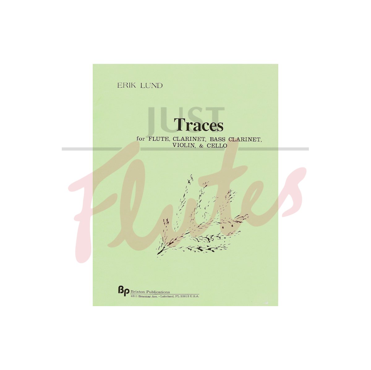 Traces for Flute, Clarinet, Bass Clarinet, Violin and Cello