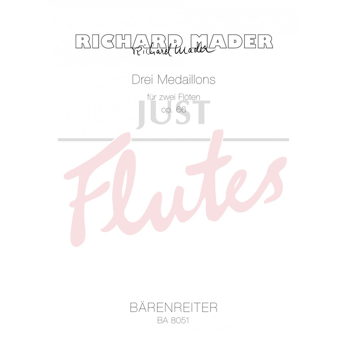 3 Medaillons for Flute Duet