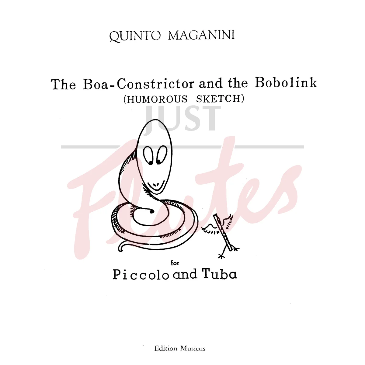 The Boa Constrictor and The Bobolink: Humorous Sketch for Piccolo and Tuba