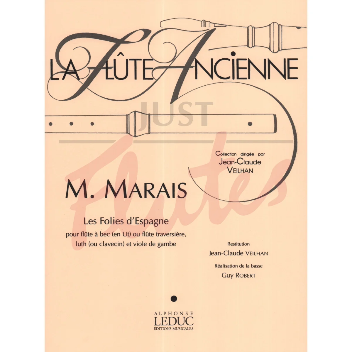 Les Folies d&#039;Espagne for Flute and Piano (or Lute/Harpsichord and Viola da gamba)