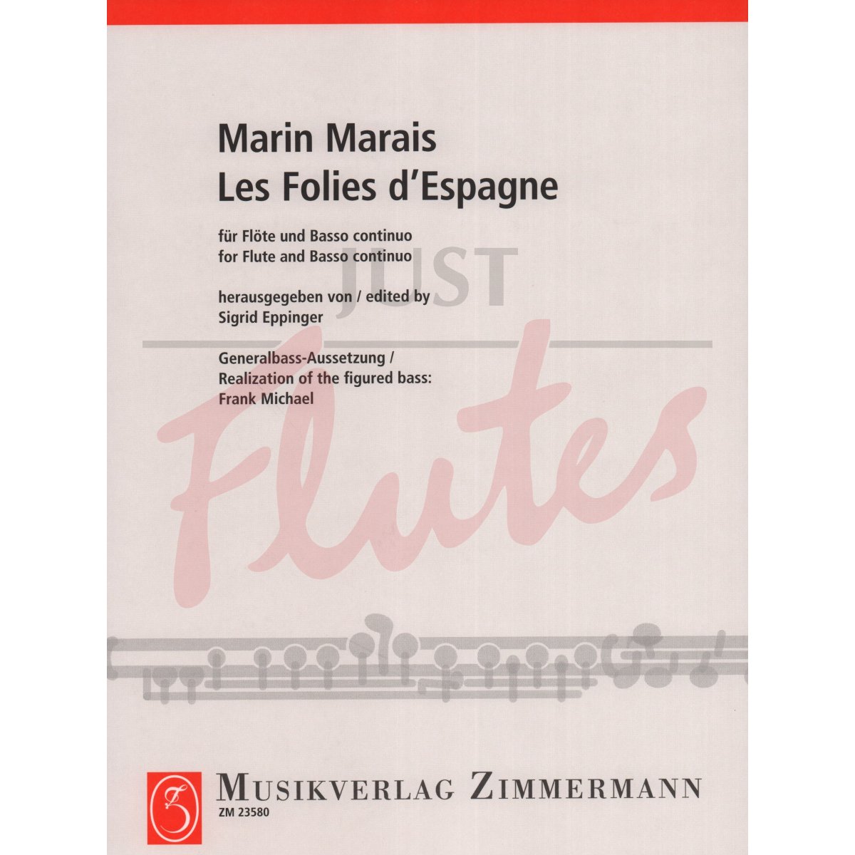Les Folies d&#039;Espagne for Flute and Basso Continuo