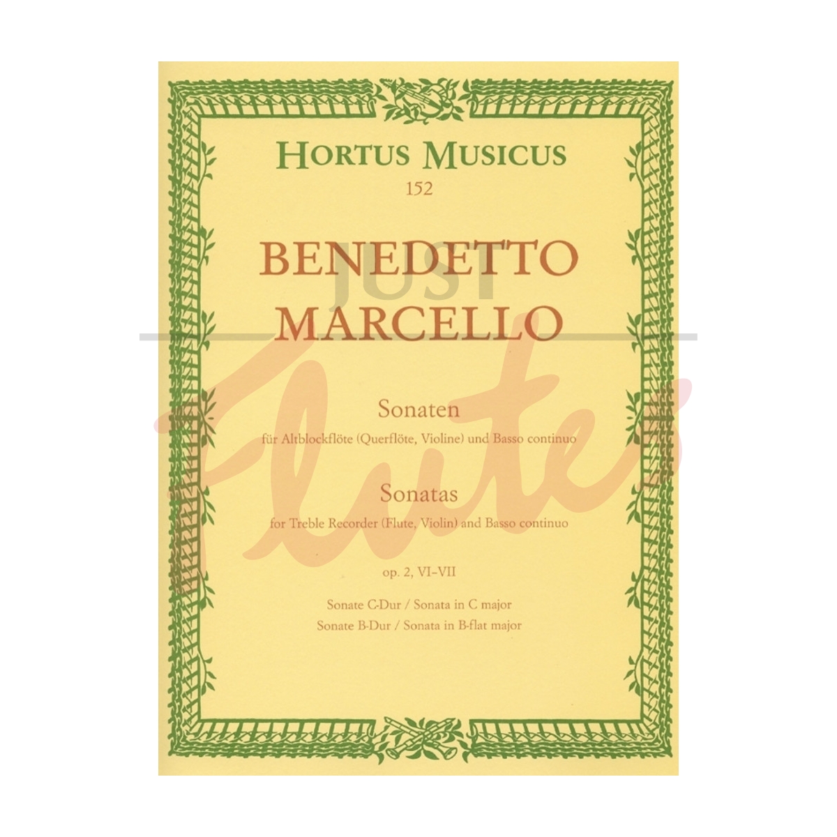 Sonatas for Flute/Treble Recorder/Violin and Basso Continuo