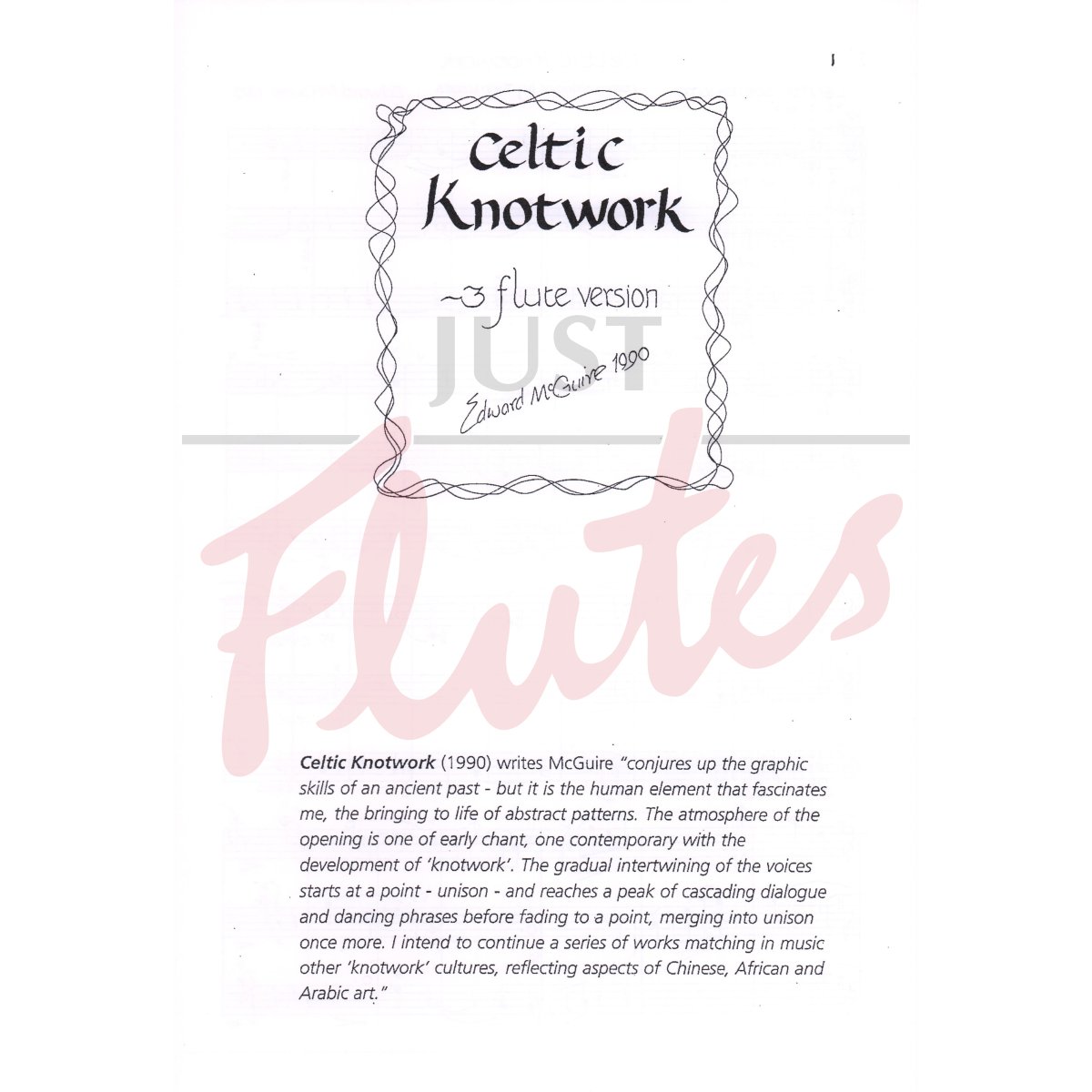 Celtic Knotwork for Three Flutes