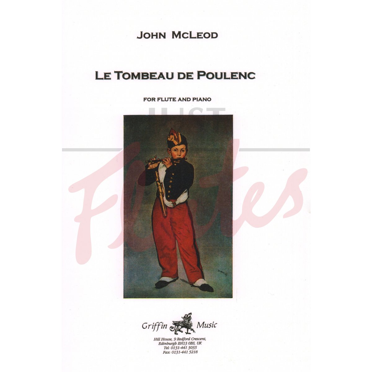 Le Tombeau de Poulenc for Flute and Piano