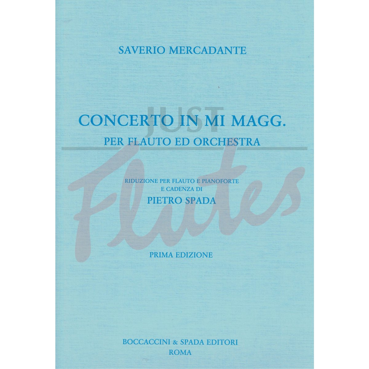 Concerto in E major for Flute and Piano