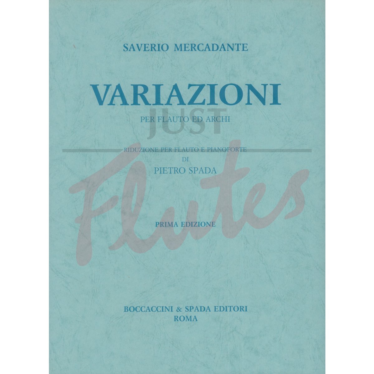 Variations in A major for Flute and Piano