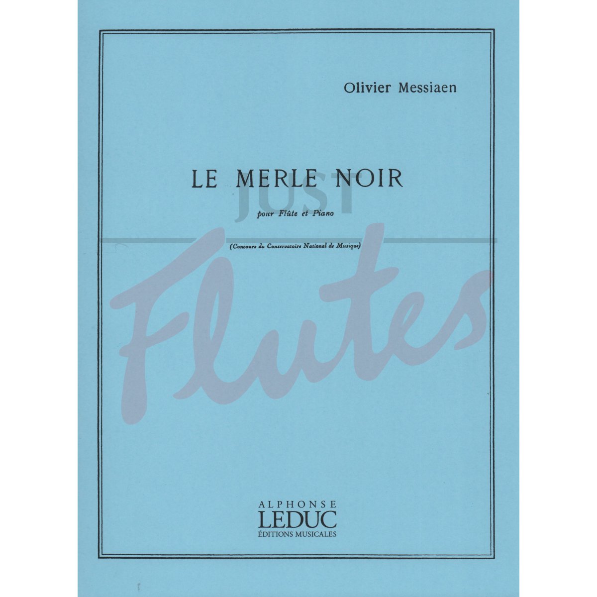 Le Merle Noir for Flute and Piano