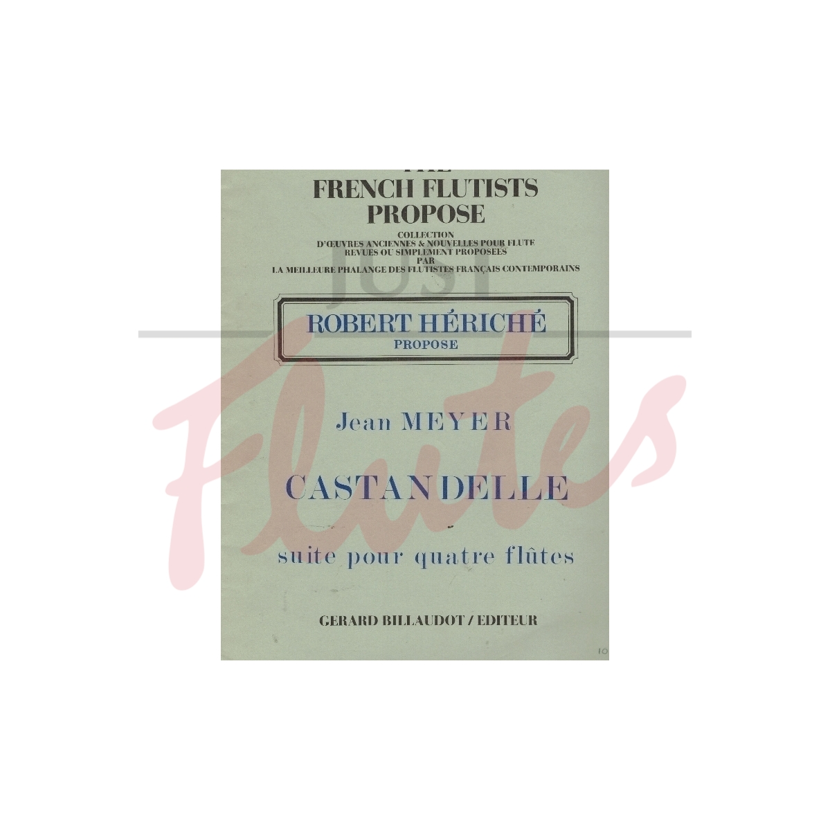 Castandelle Suite for 4 Flutes